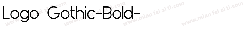 Logo Gothic-Bold字体转换